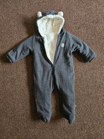 JACKY Kapuzenoverall ZEBRA anthrazit Gr. 68