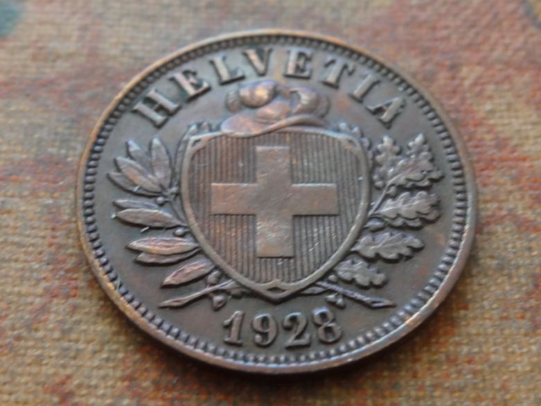 Tutti le monete: 2 Rp. 1928  (A) – Usato da Romanel-sur-Lausanne venduto da Swift13
