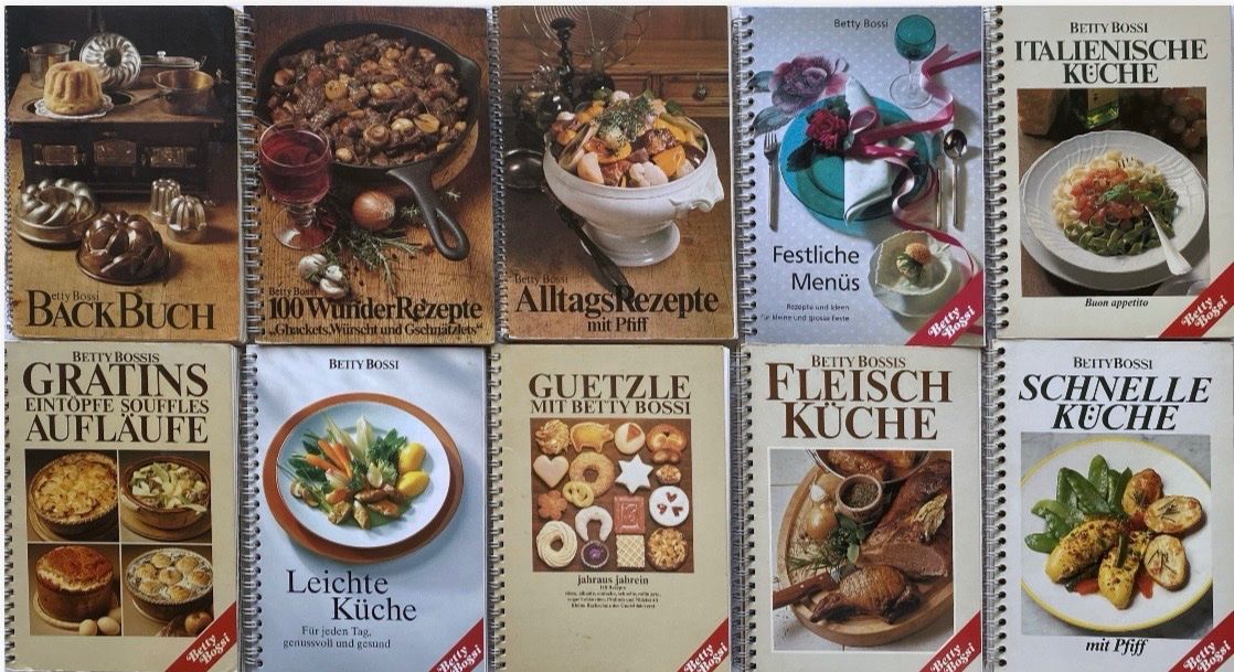 Libri: 10 Betty Bossi Kochbücher – Usato da Teufen AR venduto da Brunsky