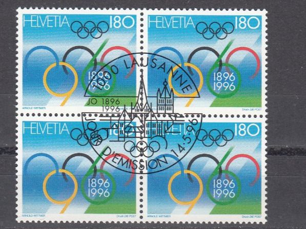 Tutti i francobolli: SBK 895 im 4er-Block mit ET – Usato da Bürglen TG venduto da StampGraf