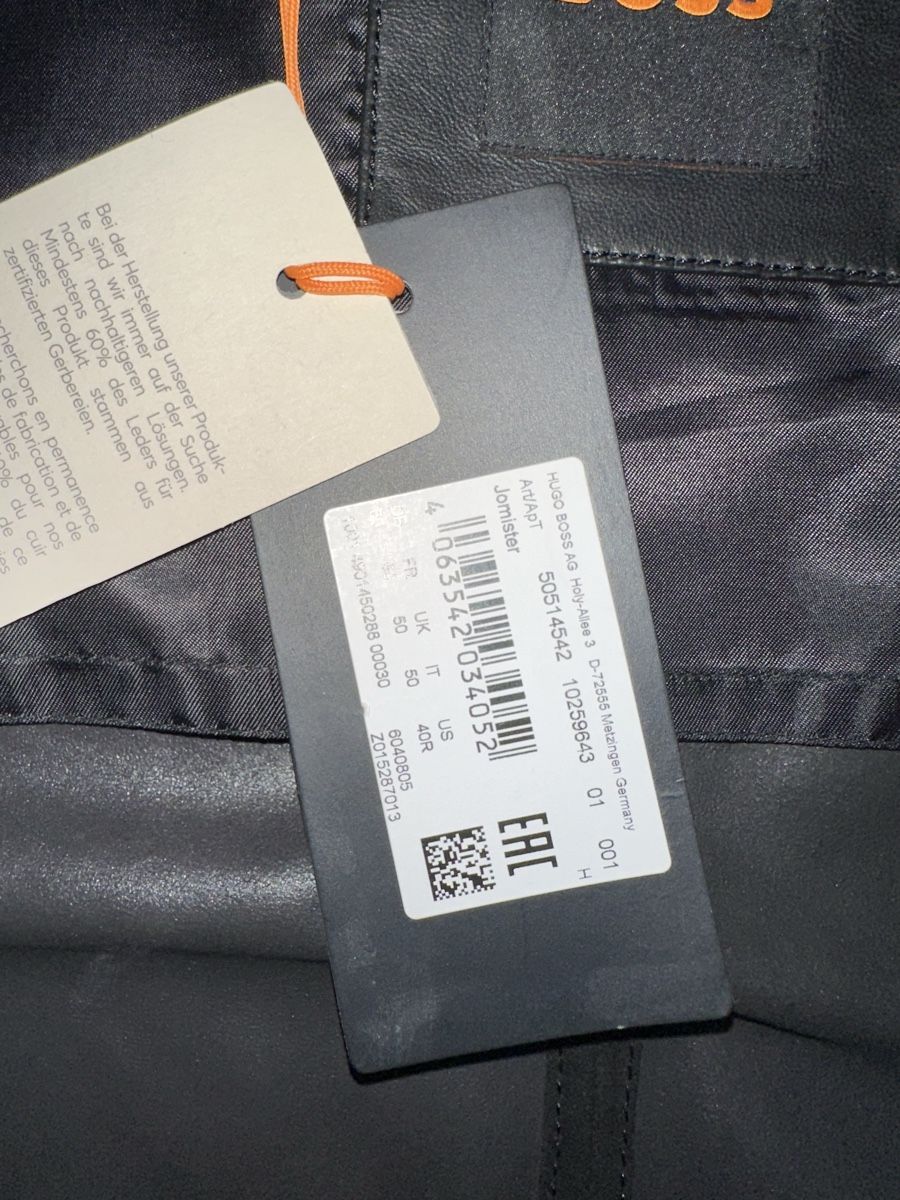 Hugo Boss Giacche: Boss Suede Lederjacke Schwarz – Nuovo e nell'imballaggio originale da Liebefeld venduto da tru_cj95 4