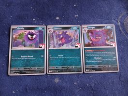 League Stamp Gastly, Haunter & Gengar (EN) PRIZE PACK Nine