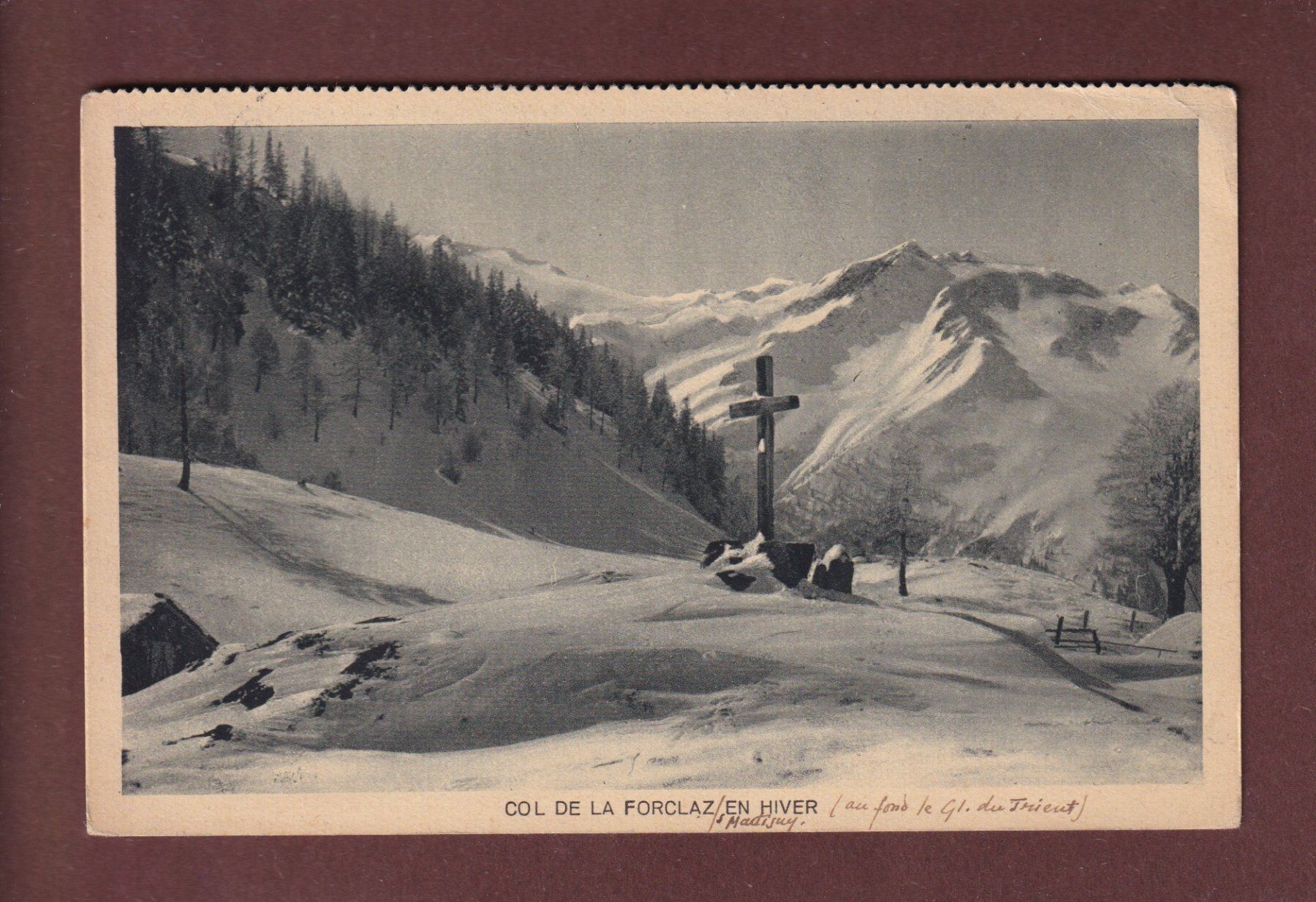 Cartes postales: COL DE LA FORCLAZ - 1922 – D'occasion à Pully par nicecards-shop