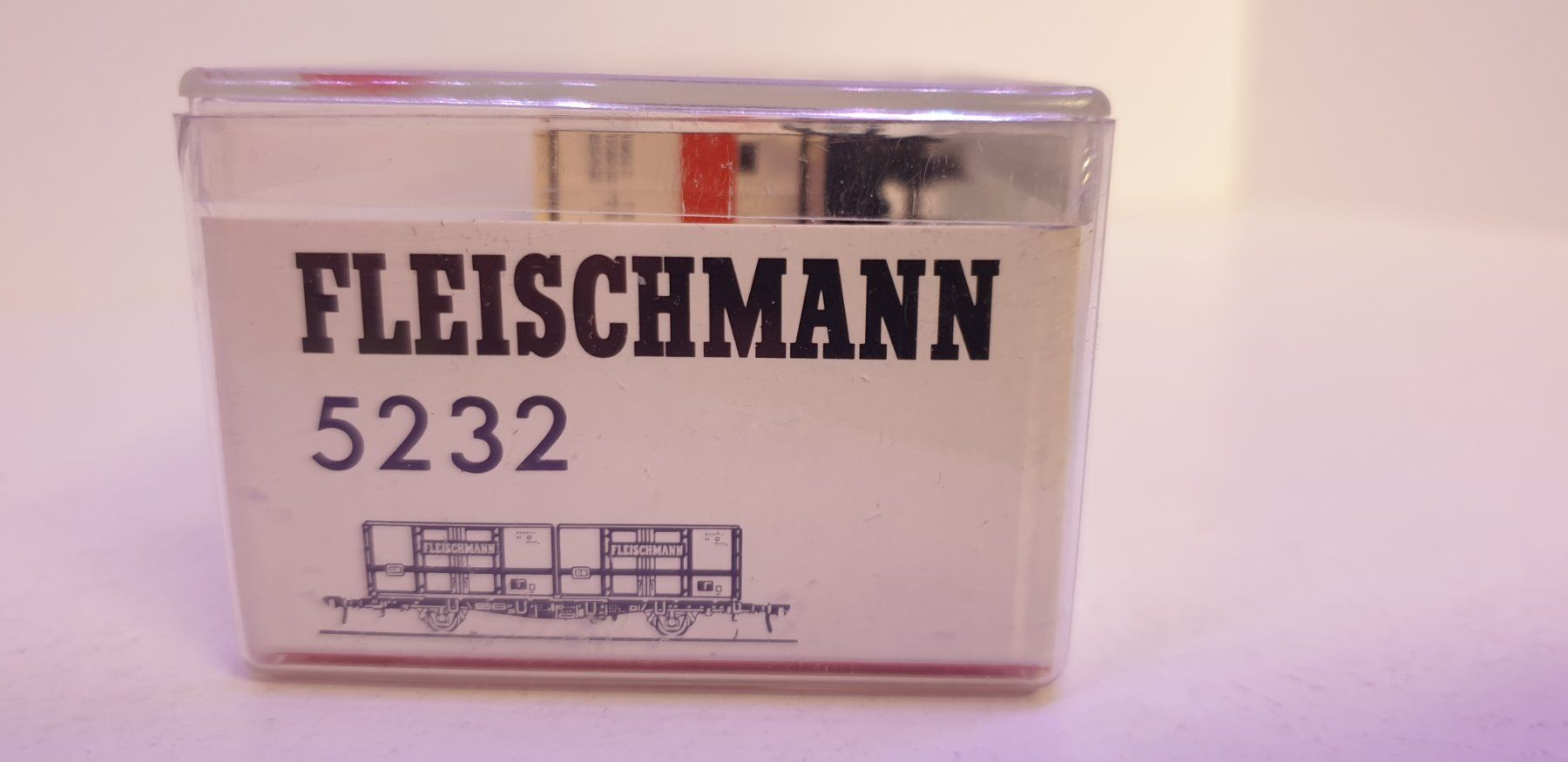 Fleischmann Modelleisenbahnen: Fleischmann Containerwagen  5232 – Neu (gemäss Beschreibung) aus Neuenhof von ludovicco 3