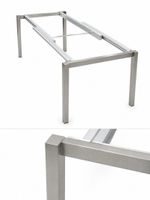Keramik-Gartentisch ausziehbar 150cm Cemento Nero