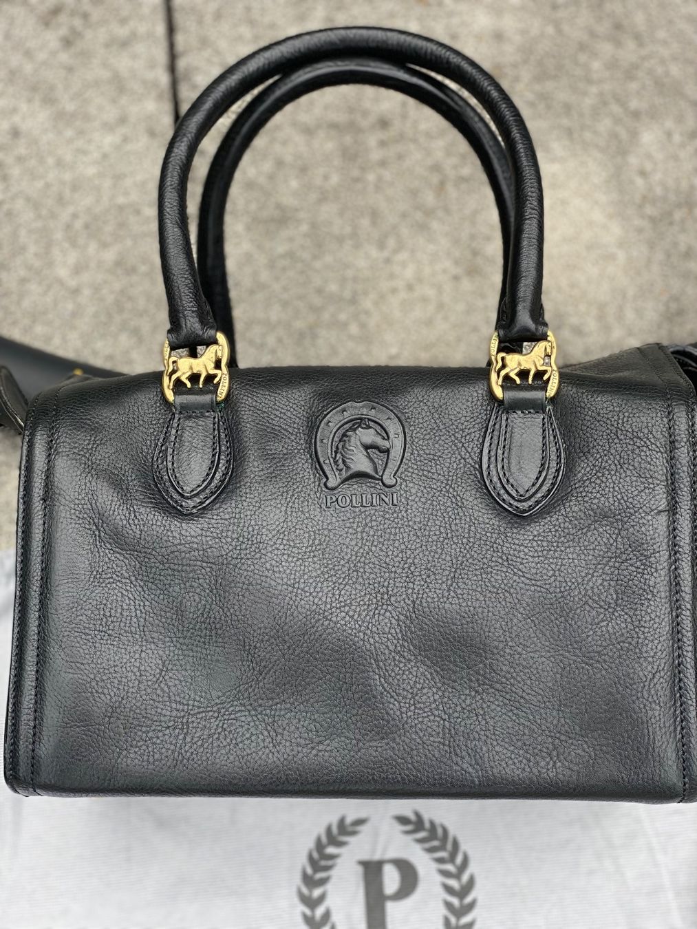 Borse da donna: Pollini heritage handbag black leather – Usato da Monteggio venduto da dem_7zj2 1