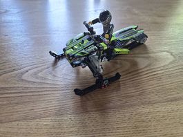 Lego technic Schneetöff 2 in one mit Fahrer.