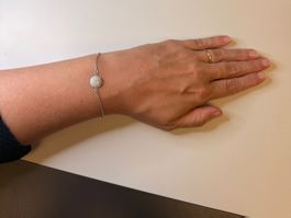 Bracelet Fatima Hand Silber 925 Zirkonia