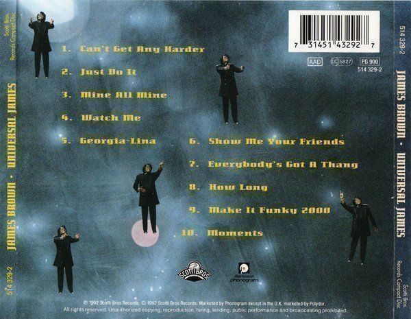 CD: James Brown - include "Can't Get Any Harder" [Phonogram] – Usato da Unterbäch venduto da eqlut 1
