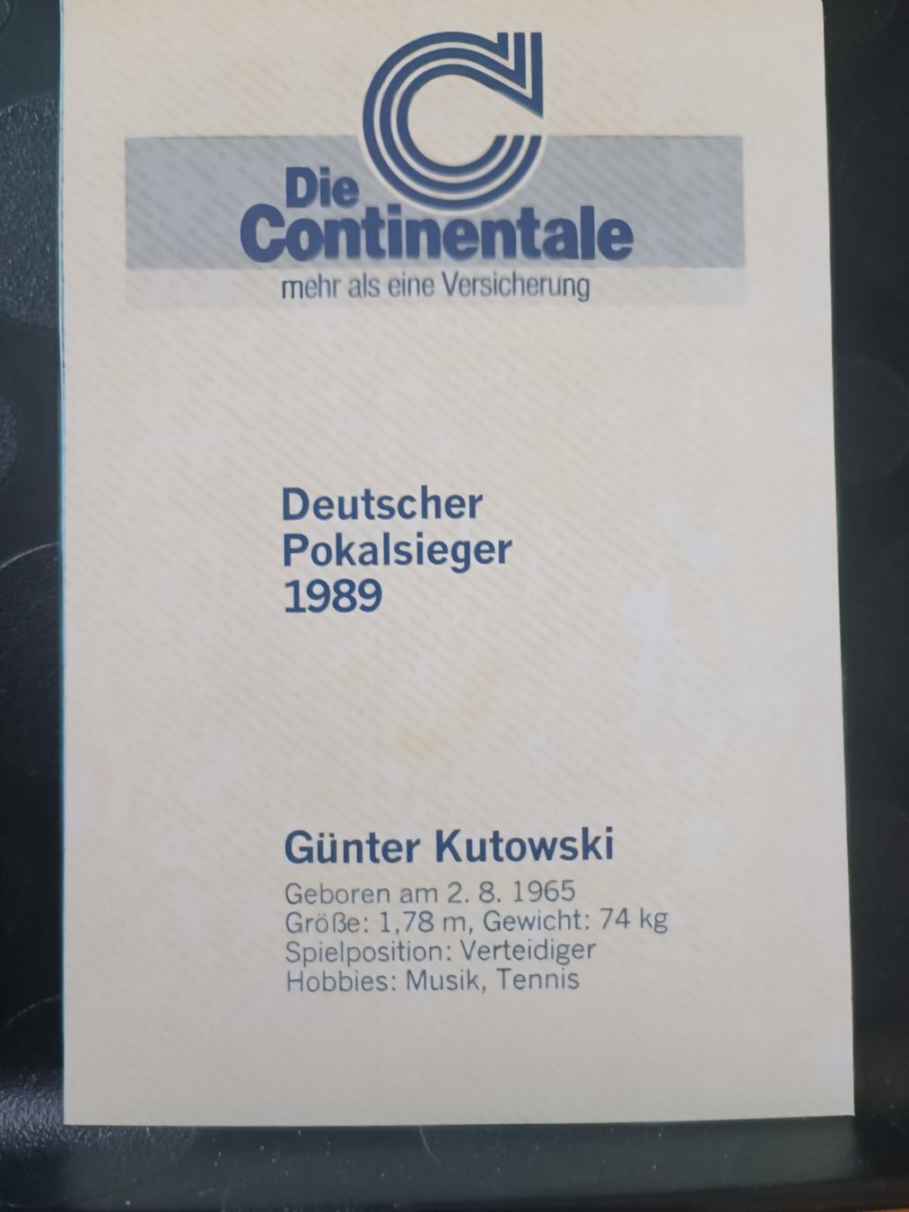 Autografi: Günter Kutowski - handsigniert BVB - Borussia Dortmund – Usato da Menziken venduto da Artographs 1