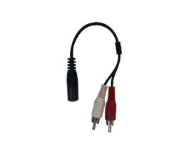 Audio Adapterkabel Stereo-Cinch auf 3.5mm Klinke