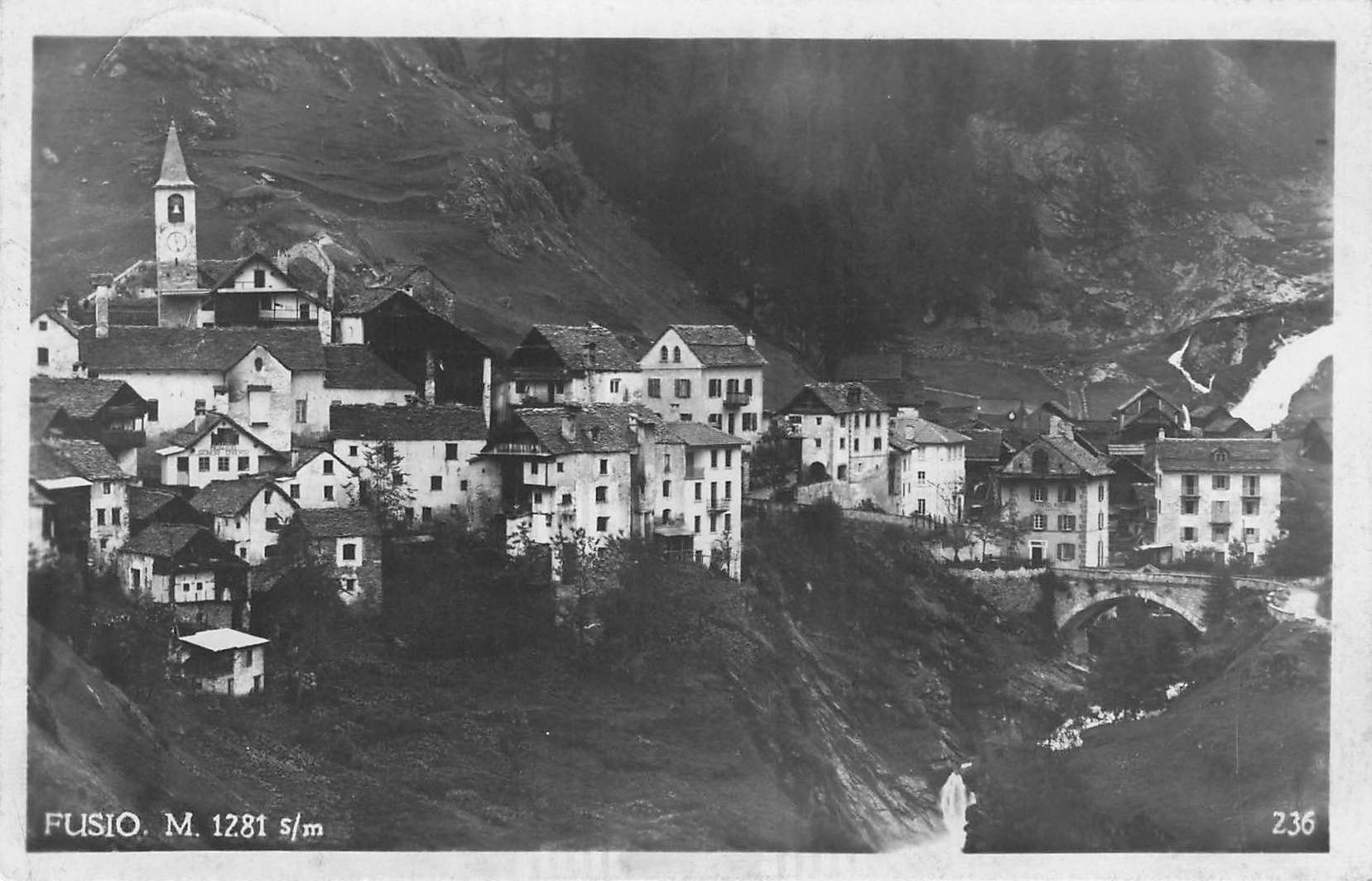 Cartoline postali: Fusio valle maggia – Usato da Biasca venduto da Blenio71