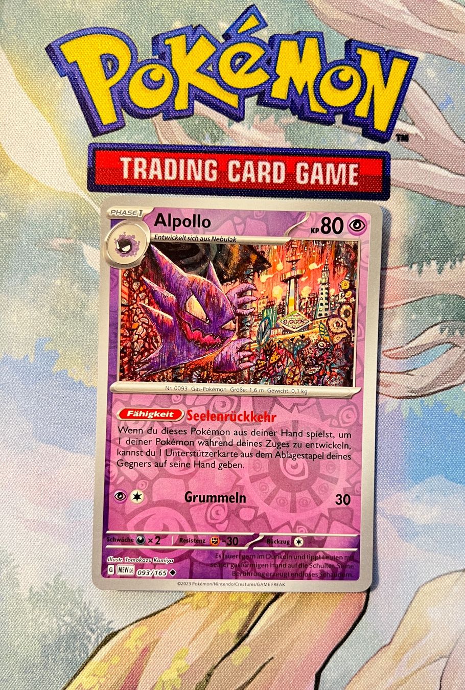 Pokémon Carte collezionabili: Alpollo Reverse Holo (Deck 151) 093/165 – Nuovo (secondo la descrizione) da Sempach venduto da R-G