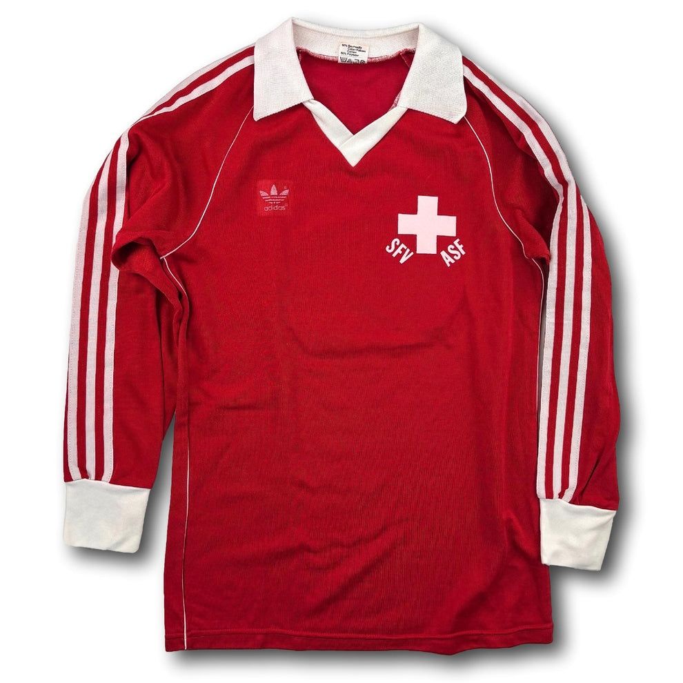 Canottiere & Pantaloni: Switzerland - 1986 - Matchworn - Home - M – Usato da Bolligen venduto da ToTheJerseyEquipment 1