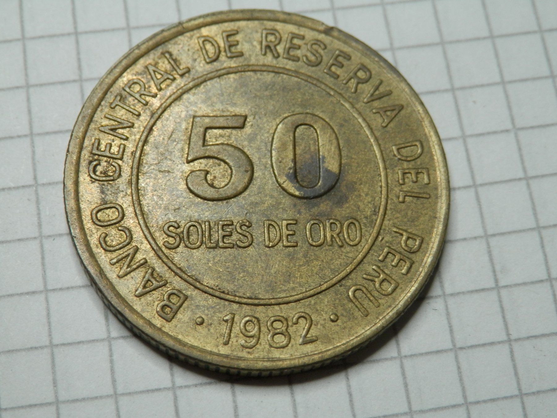 Tutti le monete: Peru 50 Soles, 1982 – Usato da Weiach venduto da weiach81