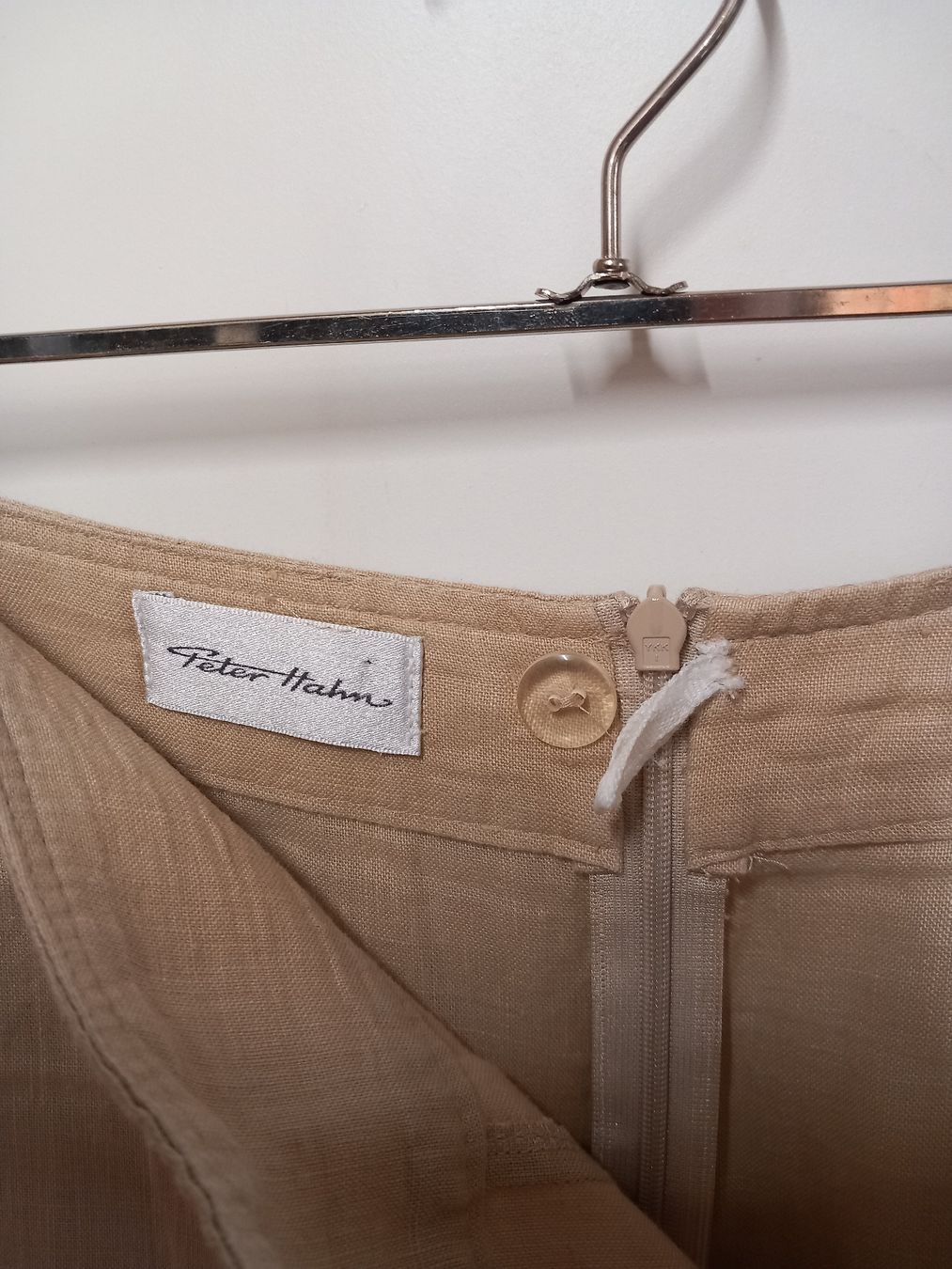 Peter Hahn Gonne: Peter Hahn Leinenrock Jupe Gr.42, beige – Usato da Gwatt (Thun) venduto da umwelt-brocki 3