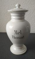 Amphore - Apothekengefäss - Vase mit Deckel "Mel Rosat"