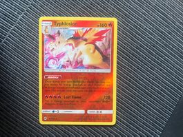 Pokemon Typhlosion Reverse Holo Lost Thunder Near Mint