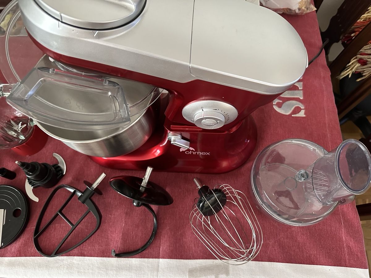 Ohmex Elettrodomestici da cucina: Ohmax Kitchen Machine Red Set good condition – Usato da Nuerensdorf venduto da Sagnak007 1