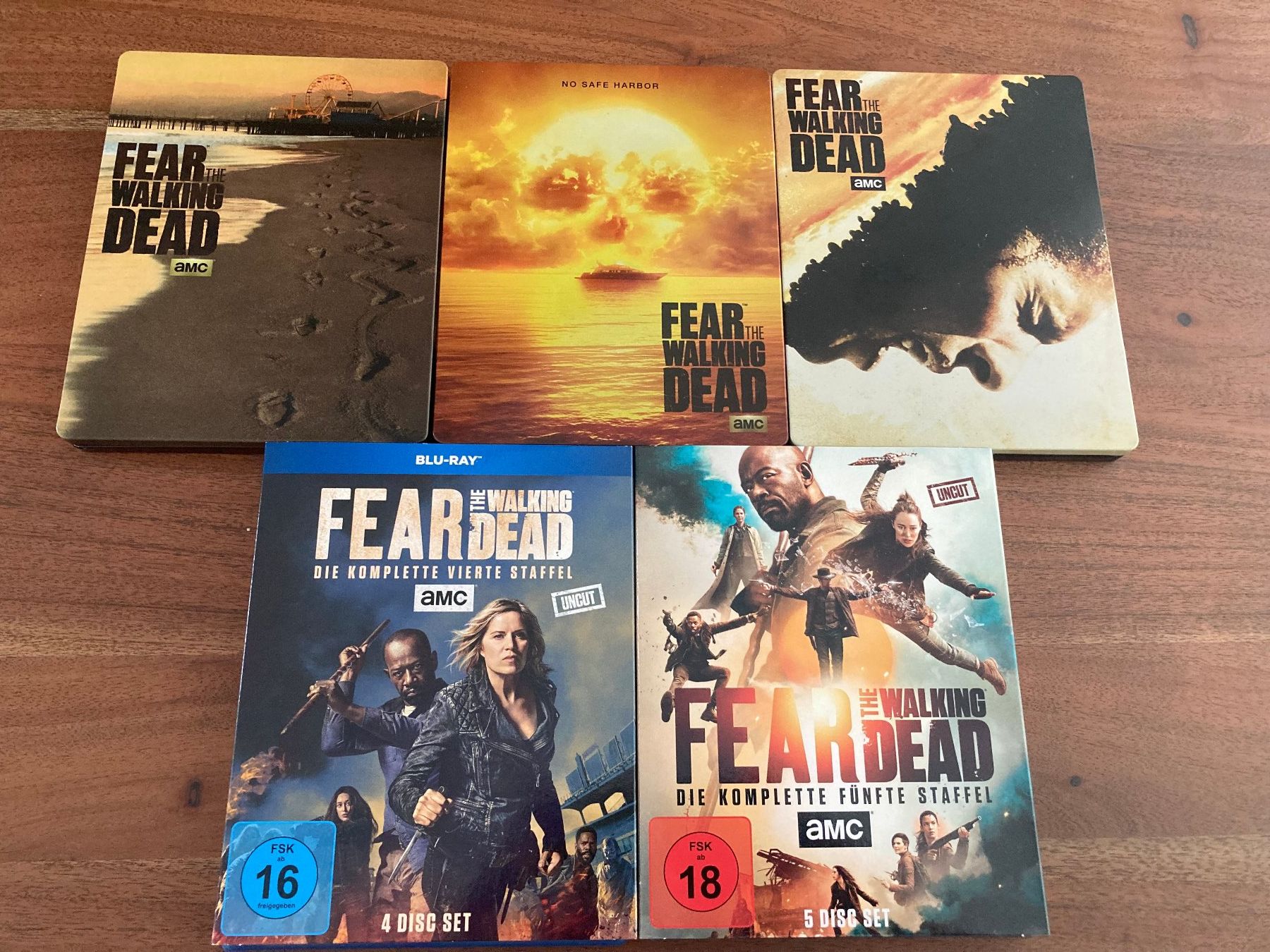 Alle DVDs: Fear The Walking Dead: Staffeln 1-5 – Neu (gemäss Beschreibung) aus Mauensee von Etrigan