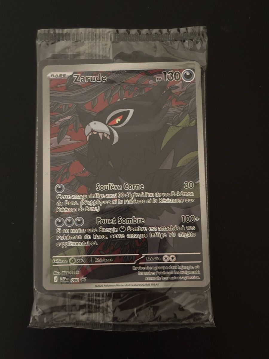 Pokémon Cartes à collectionner: Carte Pokémon ZARUDE mep 88 scellée  – Neuf avec emballage d'origine à lausanne par helderj