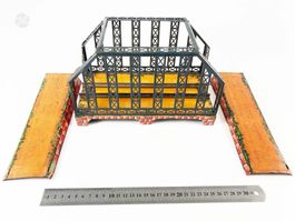 BING Brücke Eisenbahnbrücke Spur 0 aus Blech Blechspielzeug