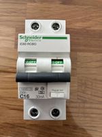 Disjoncteur FI monophasé de 16A, neuf, de marque Schneider