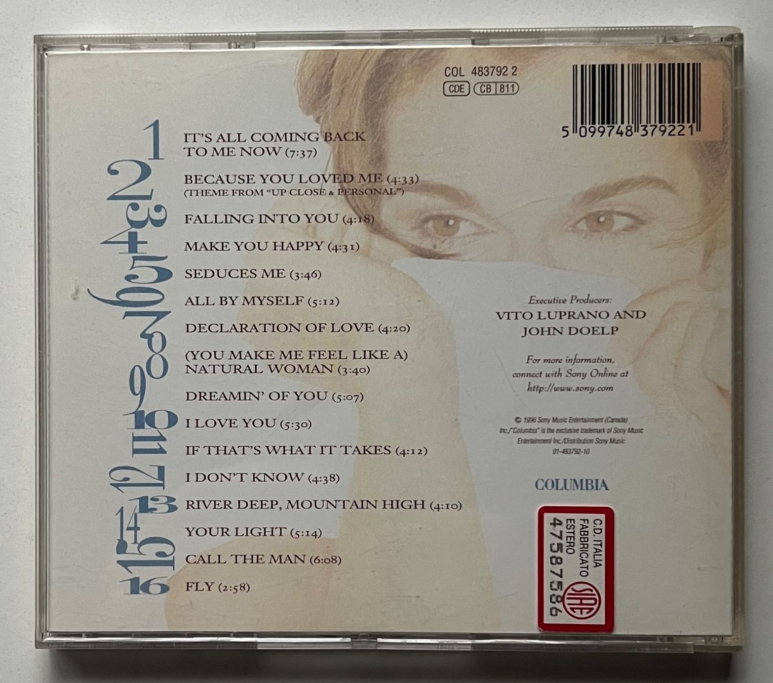 CD: Celine Dion / Falling Into You – Usato da Näfels venduto da rottabi 1
