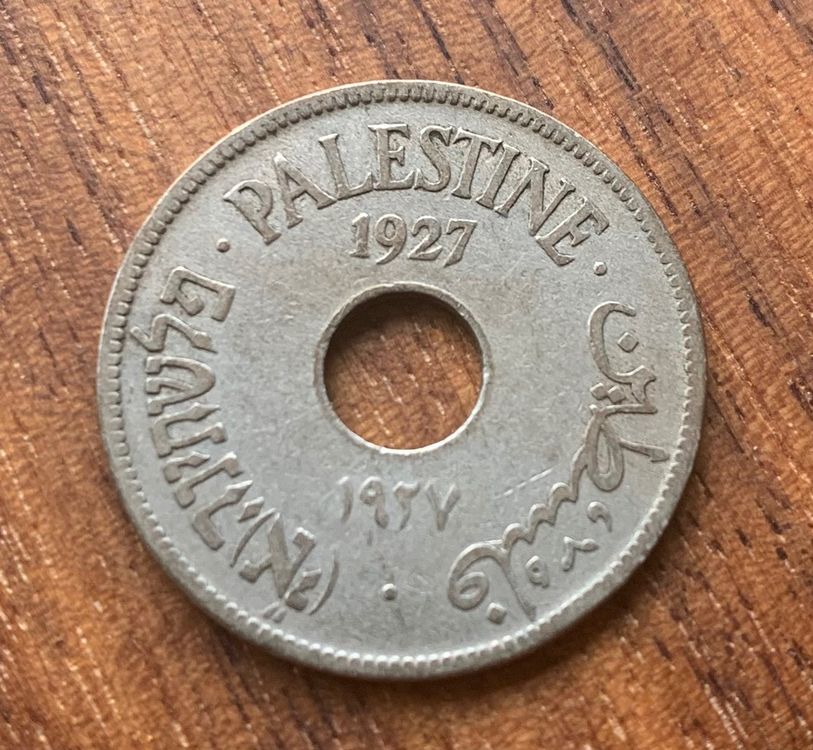Münze Palestine / Palästina 10 Mils 1927 (Gebraucht) in Opfikon für CHF ...