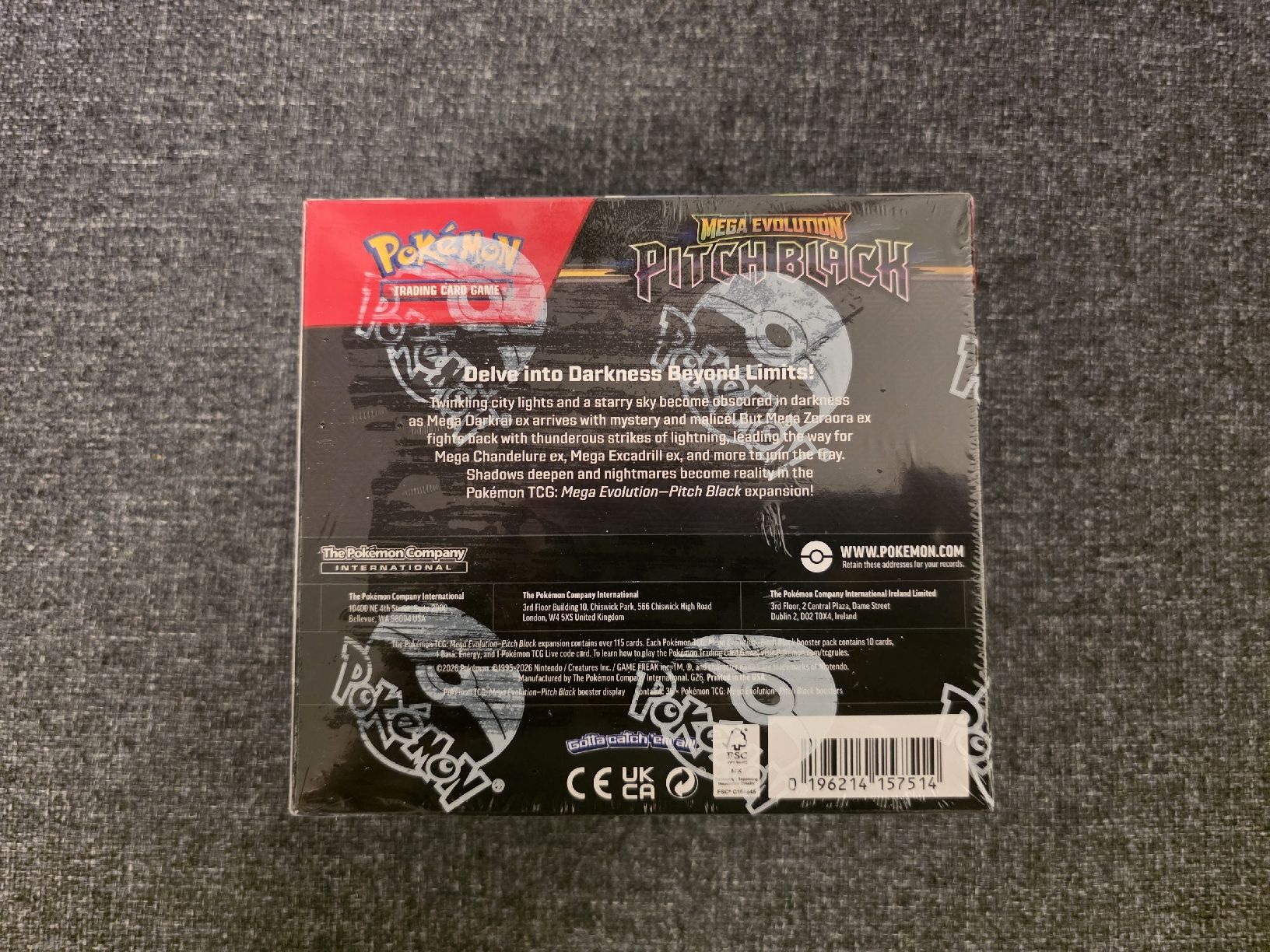 Pokémon Cartes à collectionner: Pokemon Booster Display Mega Evolution Pitch Black OVP EN – Neuf avec emballage d'origine à Schaffhausen par Banana-Joe87 1