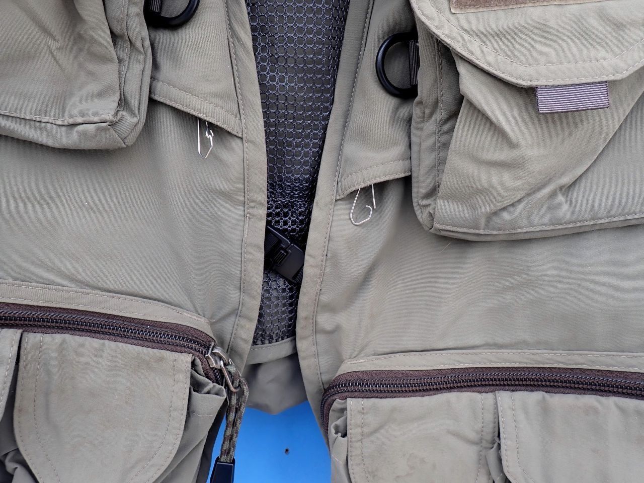 Canne da pesca: Simms Fliegenfischer Veste - Farbe helles grün – Usato da Nassenwil venduto da Fwalti01 7