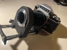 Exakta Varex 2b vintage Kamera mit Bellows