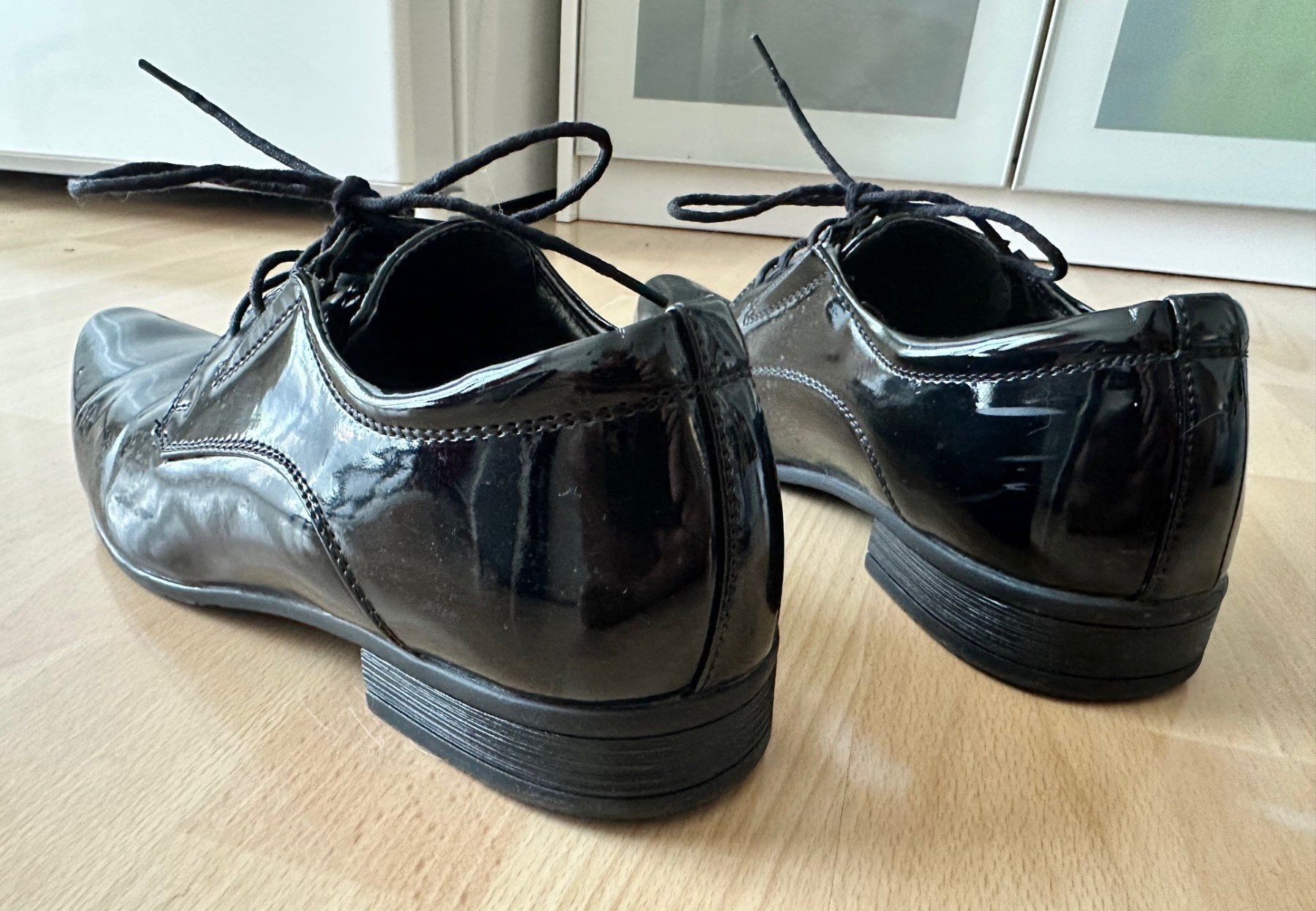 Scarpe da uomo: Angelo Litrico - Lackschuhe, schwarz, Grösse 43 – Usato da Auw venduto da beretta1966 7
