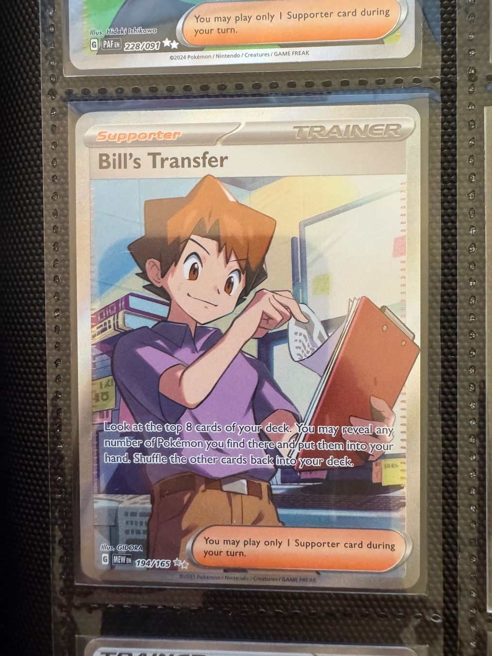 Pokémon Sammelbilder & Trading cards: Pokémon Bill's Transfer MEW 194 – Neu (gemäss Beschreibung) aus Winterthur von hershanking