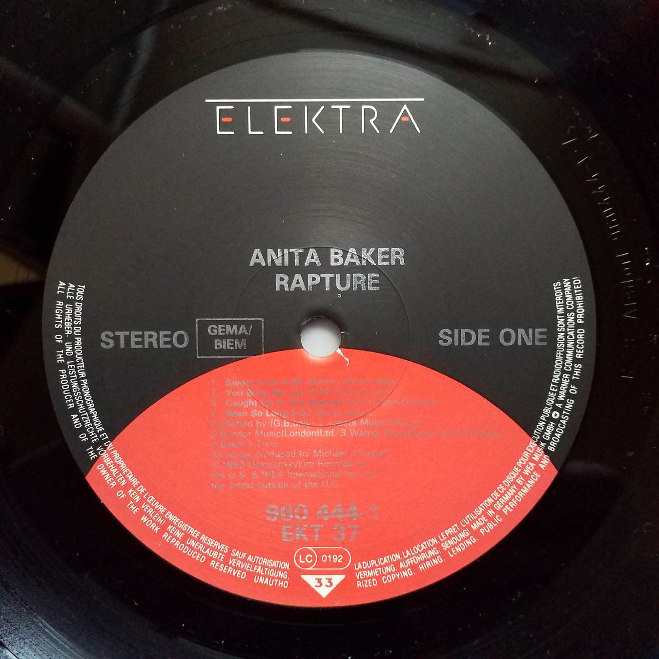 Dischi in vinile: ANITA BAKER,  rapture - 1st press  - NEW - – Nuovo (secondo la descrizione) da Yverdon-les-Bains venduto da Jacotreut 2