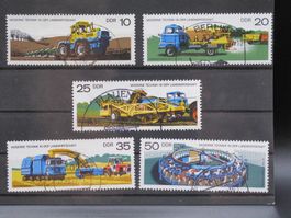 DDR 1977 Landwirtschafts Technik gest.