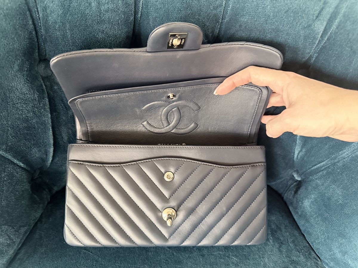Borse da donna: Borsa Cantal 2.55 blu geans – Usato da Lugano venduto da fer_ckb9 8