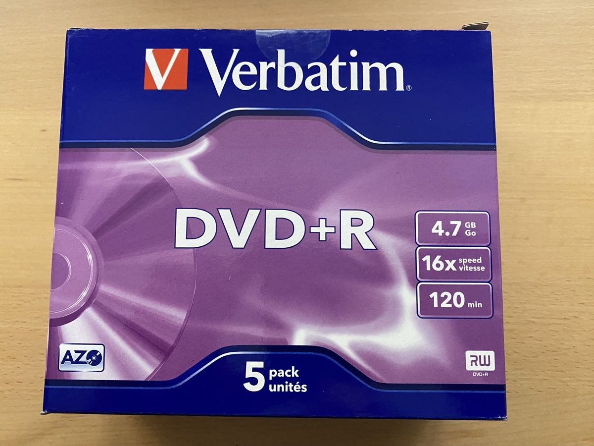 Alle DVDs: DVD+R Verbatim 5er-Pack – Neu und originalverpackt aus Hombrechtikon von Loollaan 1