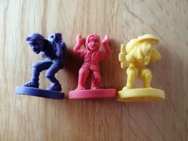 Brettspiel-Figuren, 3 Stk, perfekt für Sammler! VINTAGE 