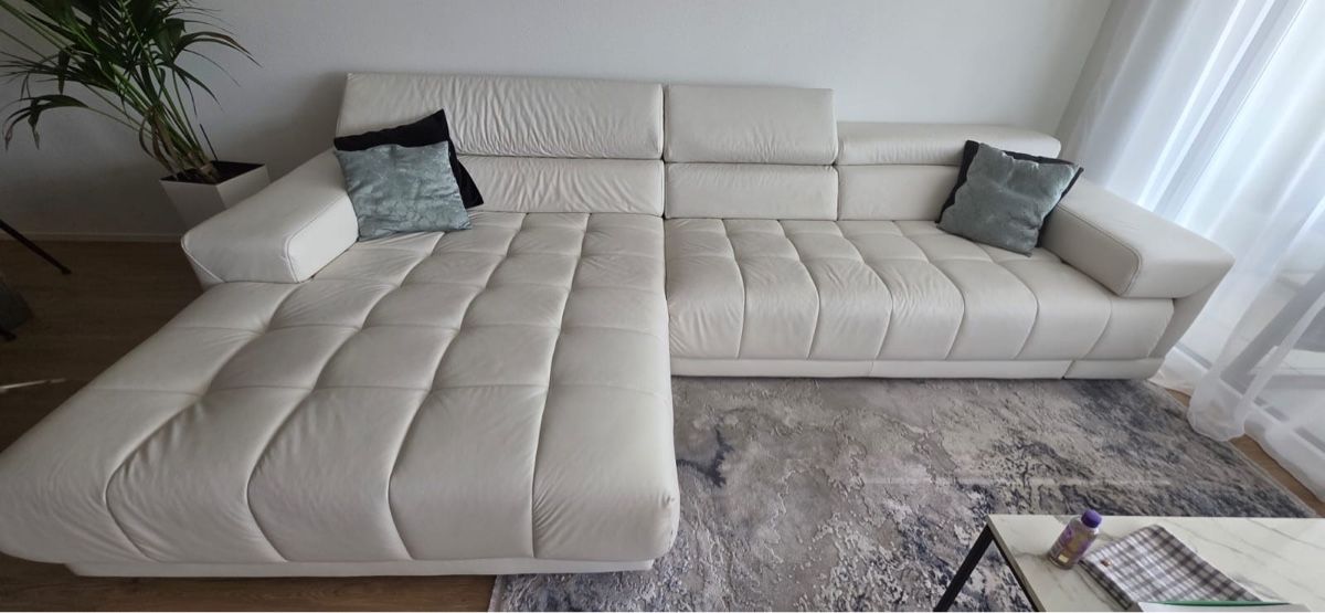 Sofas: Ledersofa weiss – Neuf (Voir description) à Horgen par nat_f2bb