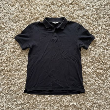 Polo Calvin Klein noir taille M homme été porté ☀️