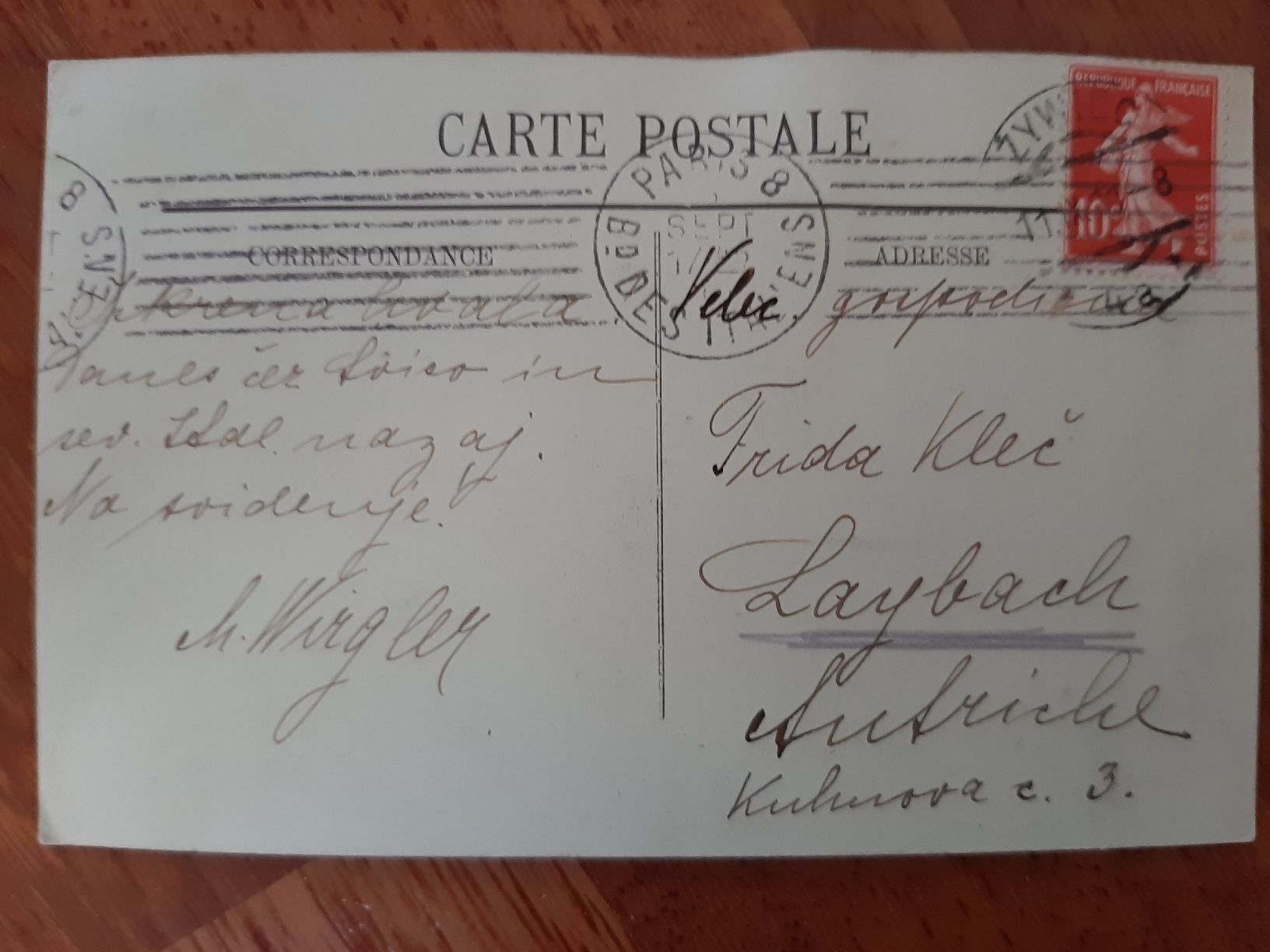 Cartes postales: Original Postkarten 1911/1909 "Paris" und "Fasane", mit slow – D'occasion à Wil SG par effata_344 2