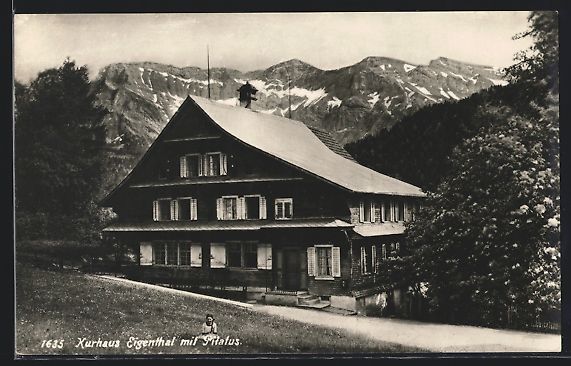 Ansichtskarten: Eigenthal / LU, Kurhaus Eigenthal mit Pi – Gebraucht aus Berlin von bartko-reher