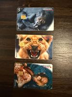 Swisscom Taxcards - komplette Serie Jungtiere