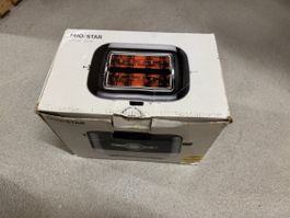 Toaster, Mio Star Silver Belt, black, used condition