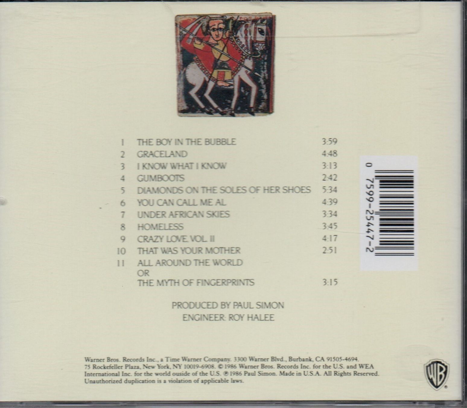CD: CD Graceland von Paul Simon – Usato da Uster venduto da Andreas7 1