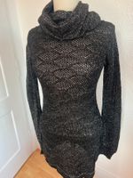 NEXOS Damen Strickkleid in Gr. M, Schwarz/Glitzer, NEU