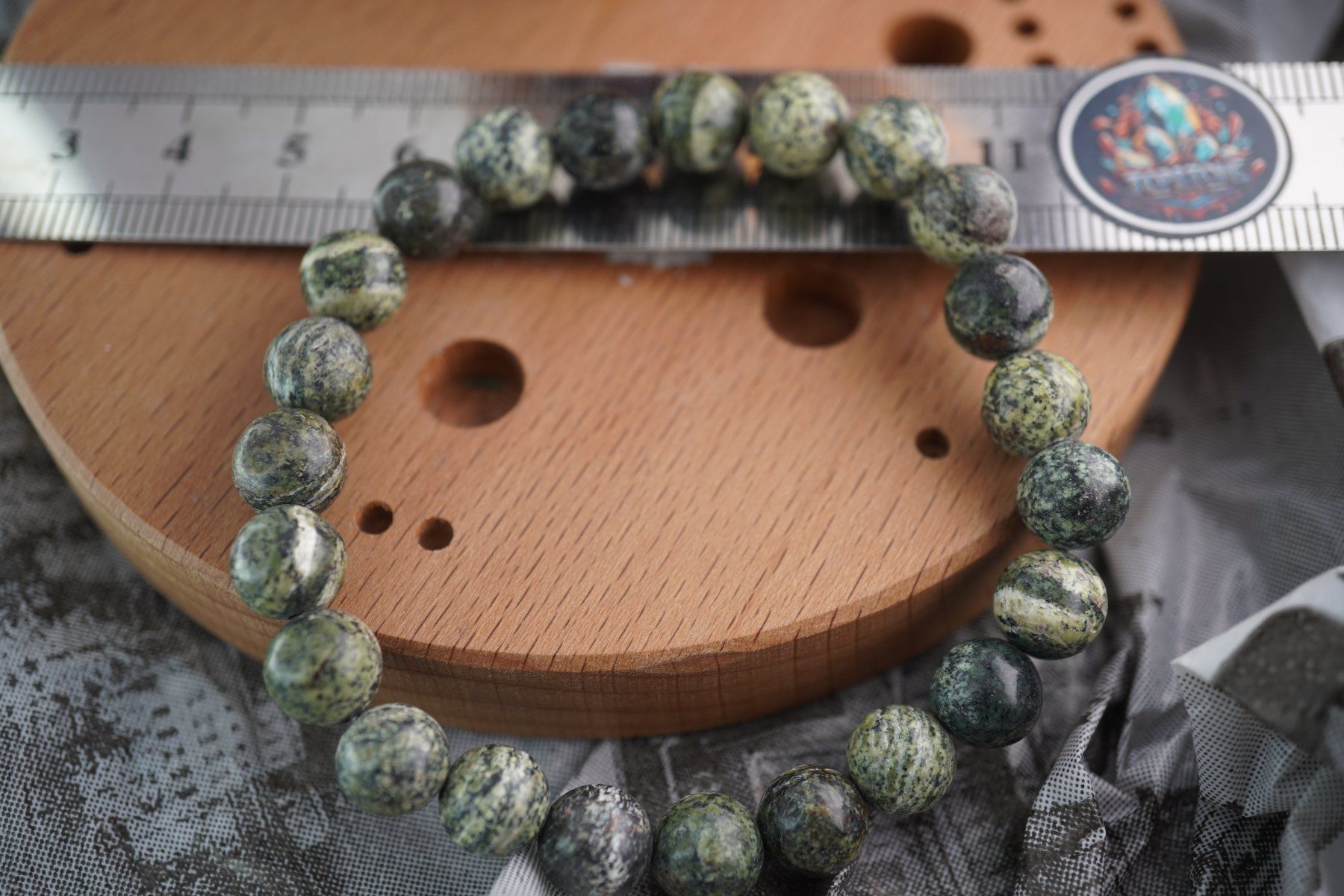 Minerali & Pietre curative: Serpentinit    Kugel    Armband     Rausverkauf – Nuovo e nell'imballaggio originale da Eschenbach SG venduto da topstone 4
