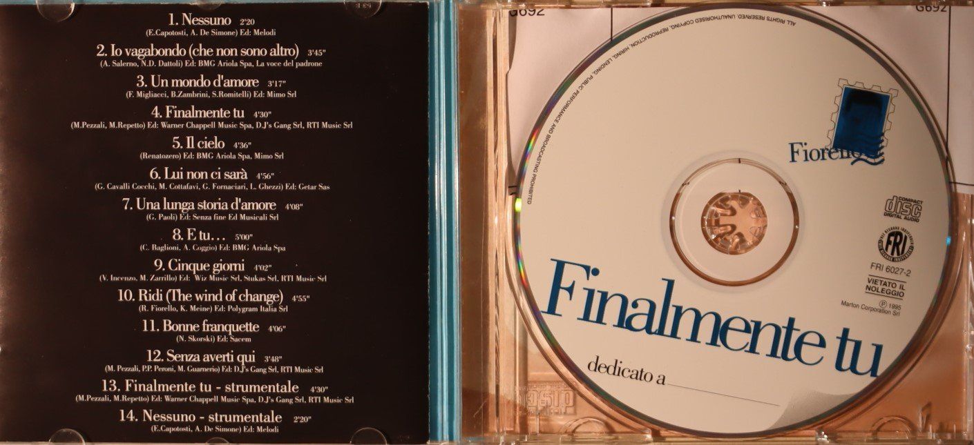 CDs: Fiorello Finalmente tu – D'occasion à Luzern par CONTENTI 1