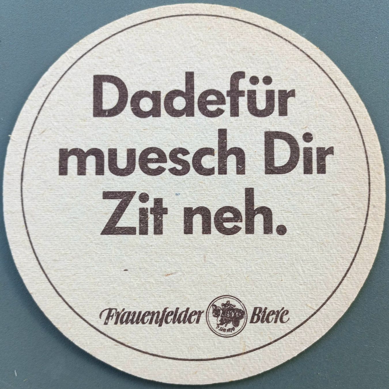 Sottobicchieri: Bierdeckel - Frauenfelder - CH – Usato da Niederuzwil venduto da lubimaja 1